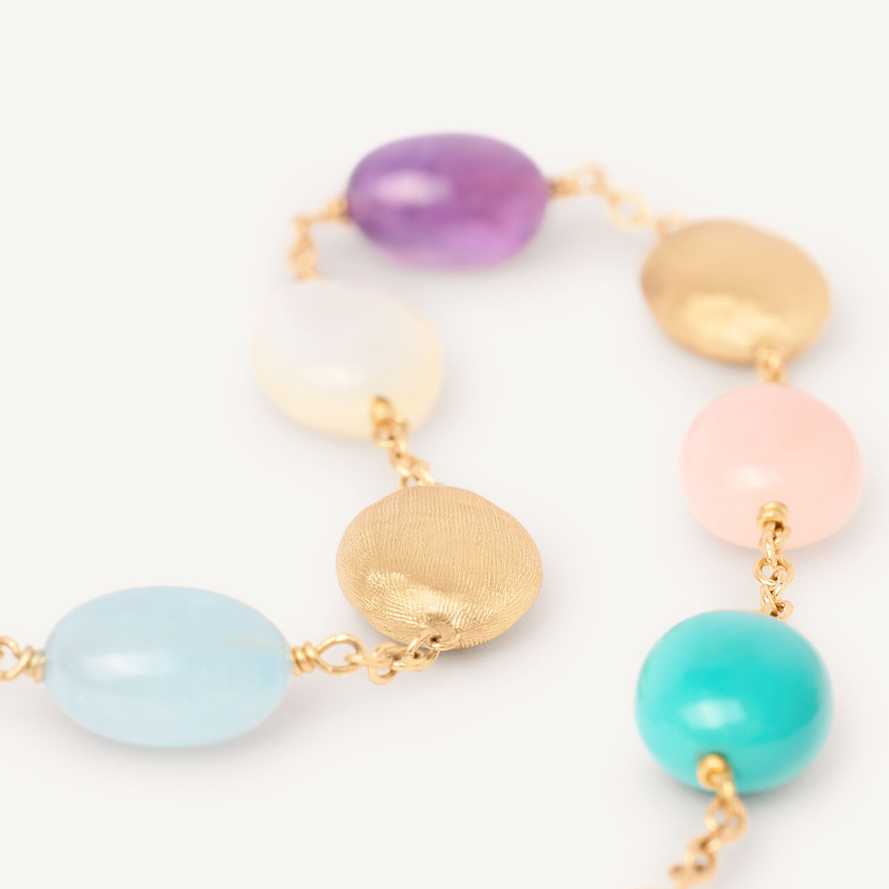 Marco Bicego Siviglia Colour Yellow Gold and Mixed Stone Bracelet image number 2